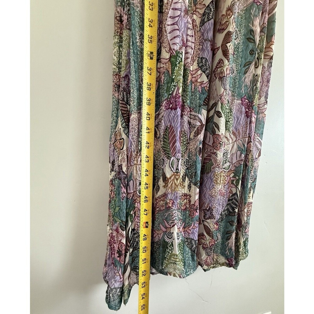 CIEBON Jennsen Ruched Flutter Sleeve Maxi Dress pockets luxu size XS - Picture 5 of 16